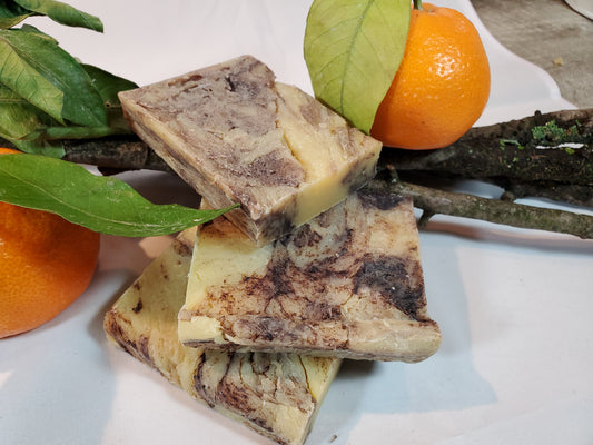 Woodstock All Natural Burnt Orange and Patchouli Soap
