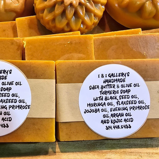 Handcrafted Golden Glow Turmeric Soap