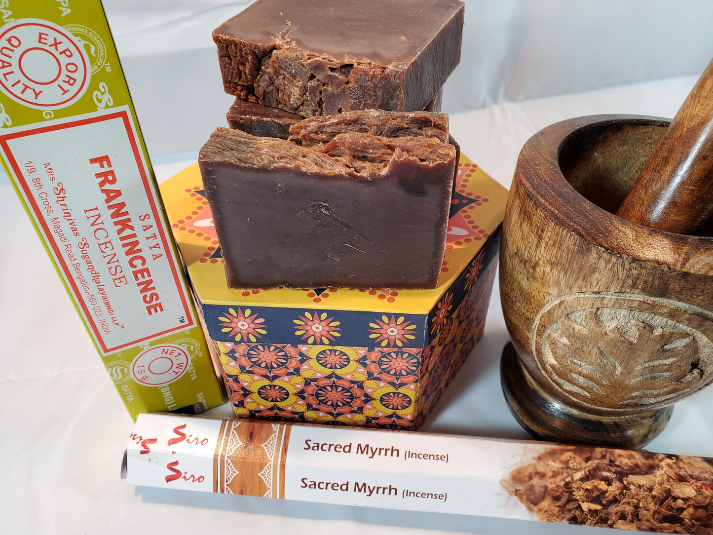Natural Frankincense & Myrrh Soap